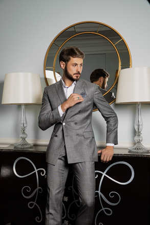 Кольцо с изумрудом и бриллиантами, белое золото, н. керамика 2