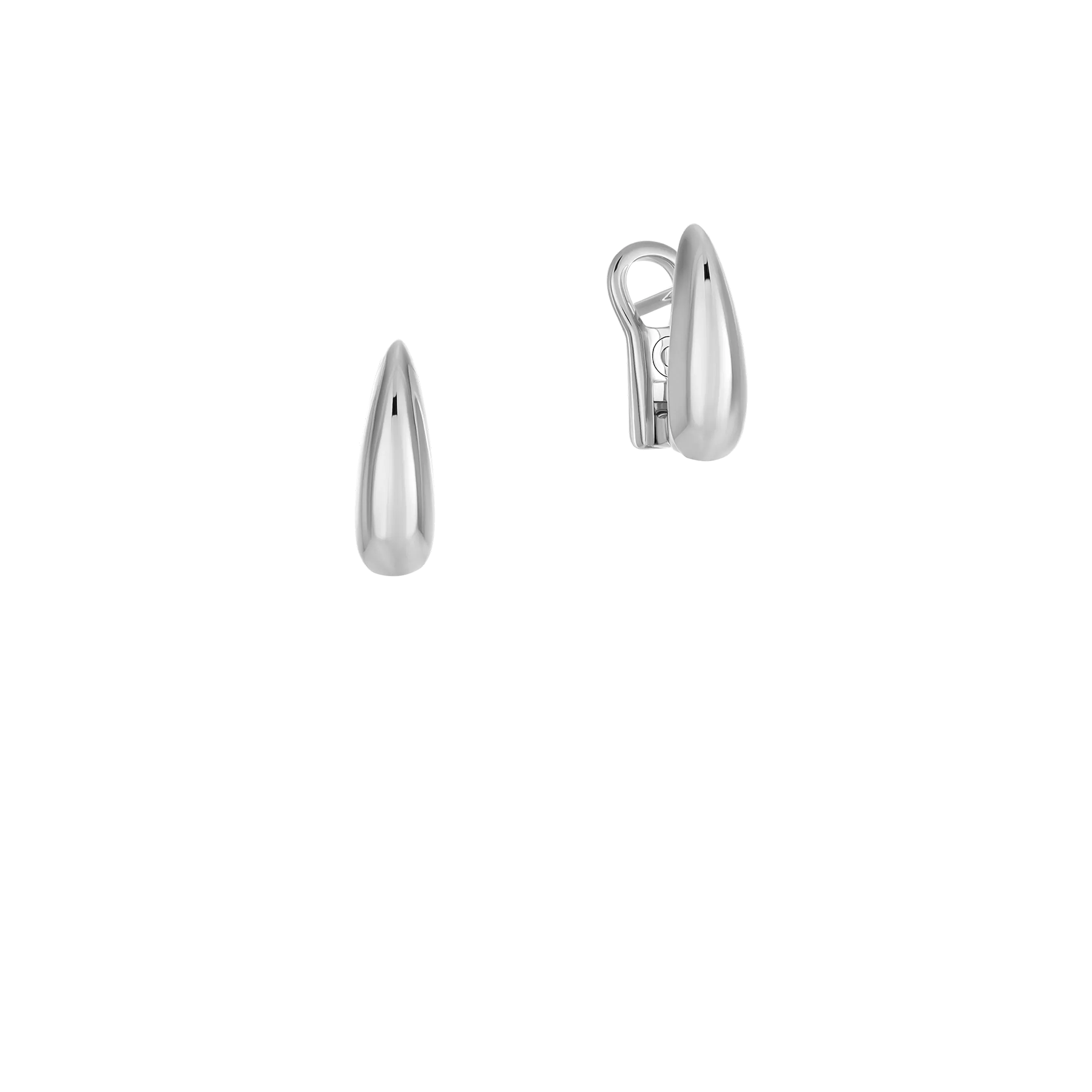 Diamond earrings, white gold