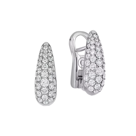 Серьги с бриллиантами, белое золото, н.керамика 3