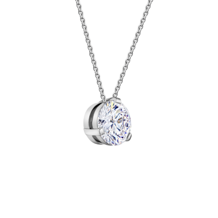 Колье с бриллиантами, белое золото 2