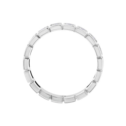 Кольцо с бриллиантами, белое золото 2