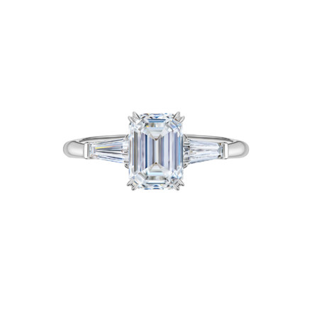 Кольцо с бриллиантами, белое золото 3