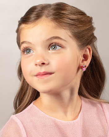 Серьги с рубинами, белое золото, н.керамика 2