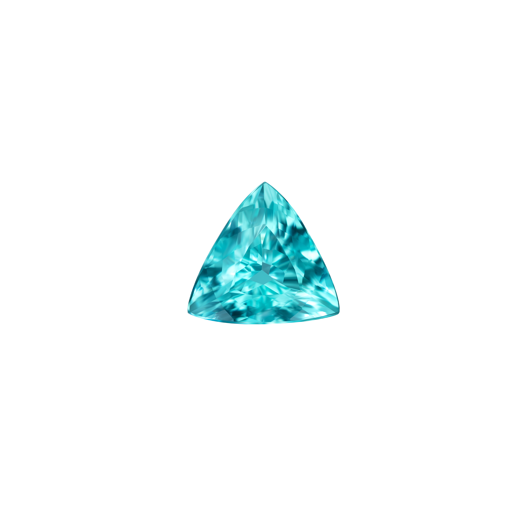 Турмалин Параиба, Триллион, 2,06 ct