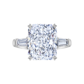 Кольцо с бриллиантами, платина