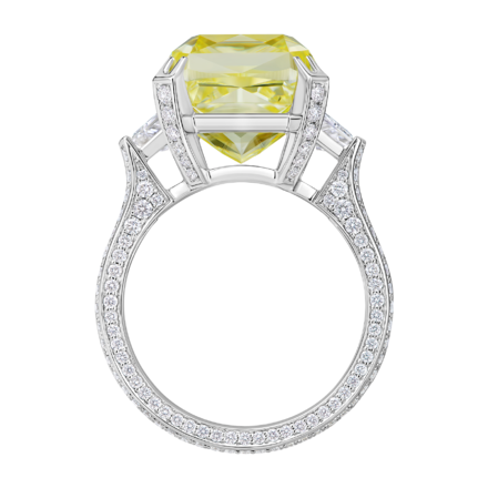 Кольцо с бриллиантами, белое золото 3