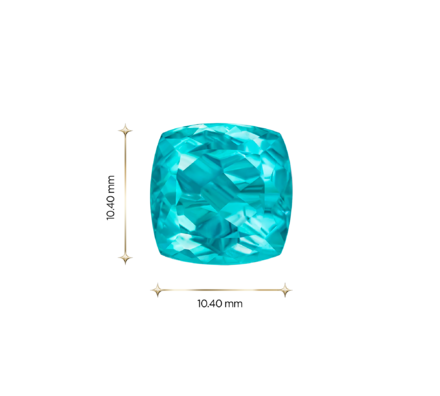 Турмалин параиба, Кушон, 5,93ct 3