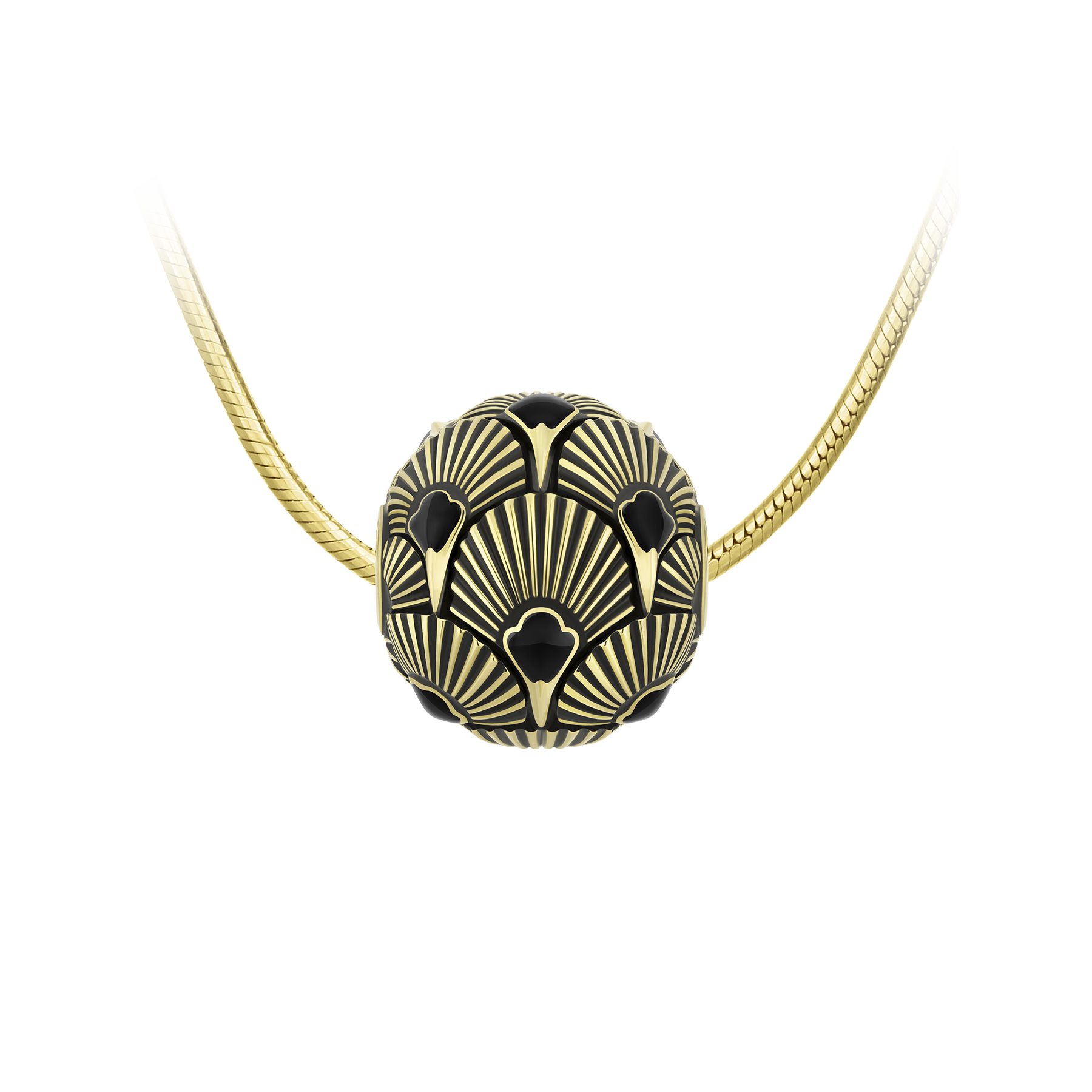 Подвес, жёлтое золото, н.керамика