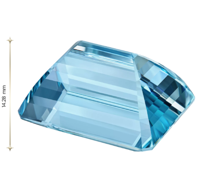 Аквамарин, Октагон, 51,71ct 4