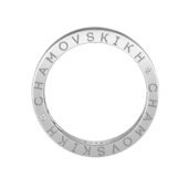 Кольцо с рубинами и бриллиантами, белое золото