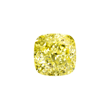 Жёлтый бриллиант, Кушон, 5.02ct 1