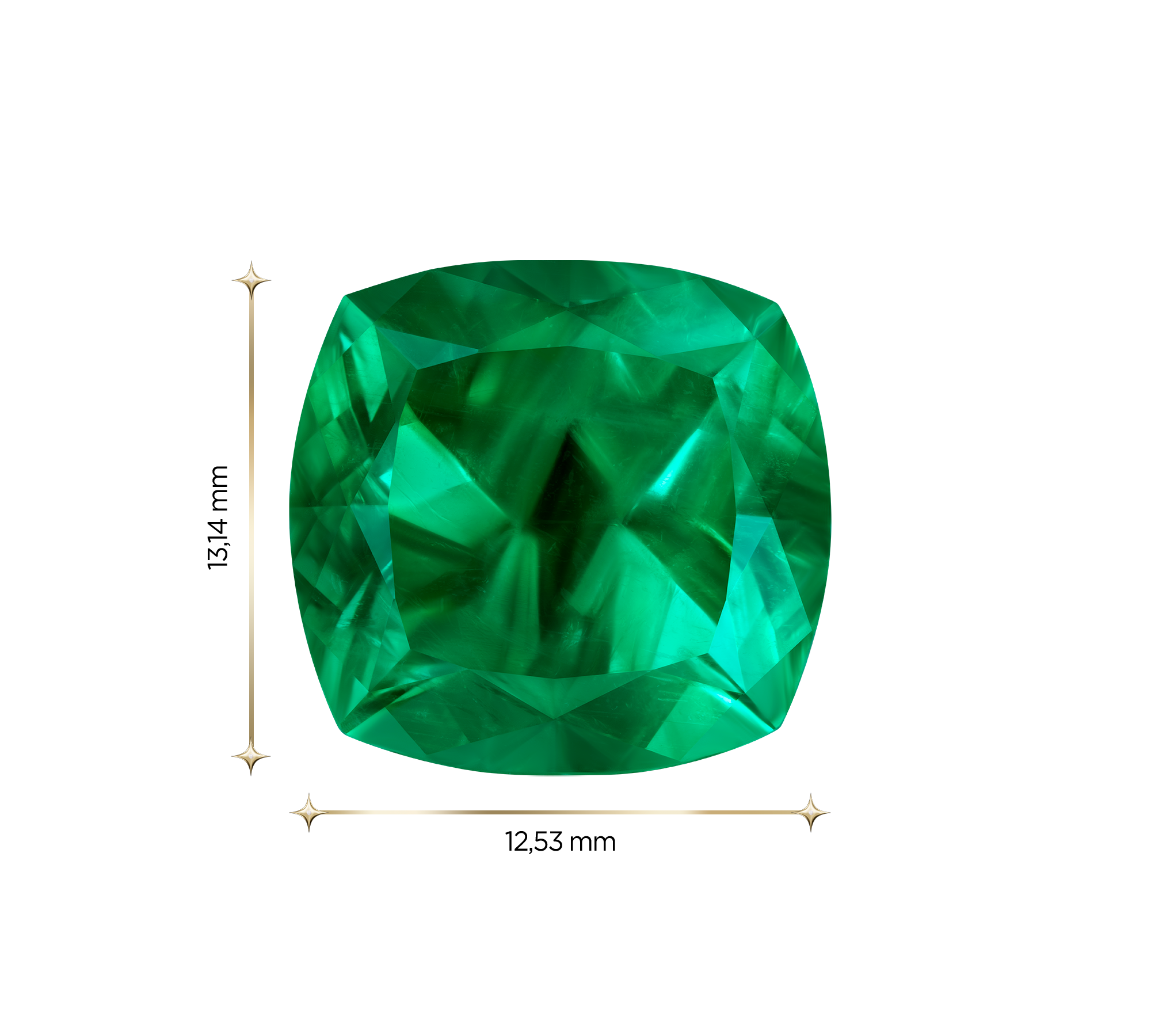 Изумруд, Russia, Кушон, 9,46ct