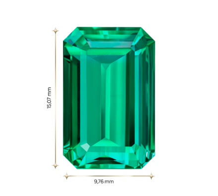 Изумруд, Ural, Russia, Октагон, 9,39ct 2