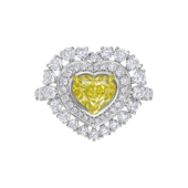 Кольцо с бриллиантами, белое золото