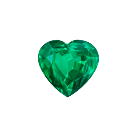 Изумруд, Zambia, Сердце, 8,61ct 1