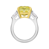 Кольцо с бриллиантами, белое золото