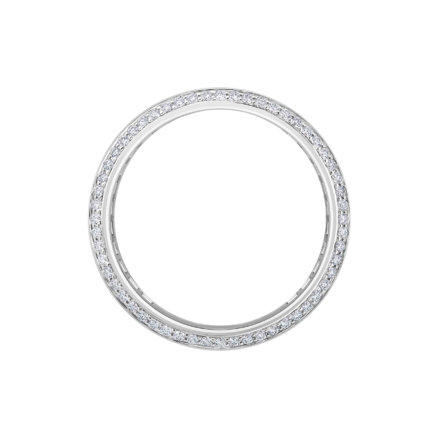 Обручальное кольцо с рубинами и бриллиантами, белое золото 3