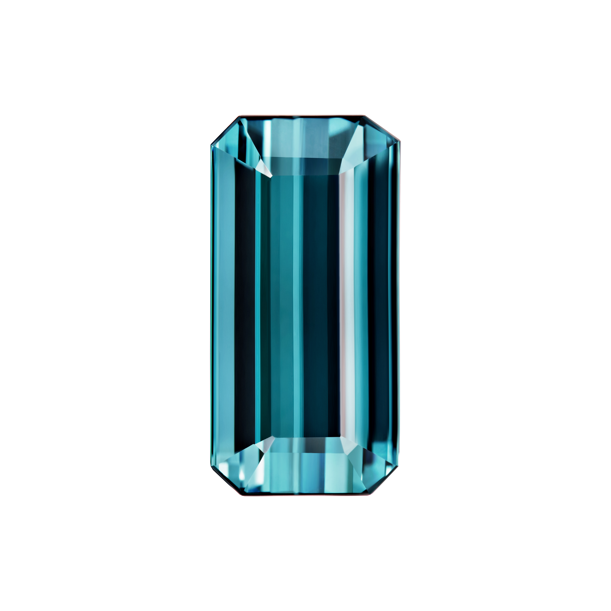 Турмалин Индиголит, Октагон, 10,69ct