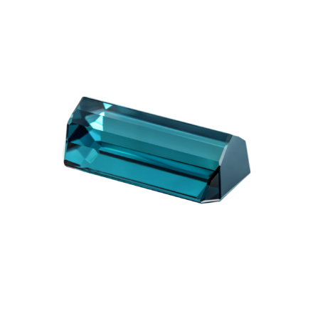 Турмалин Индиголит, Октагон, 10,69ct 2