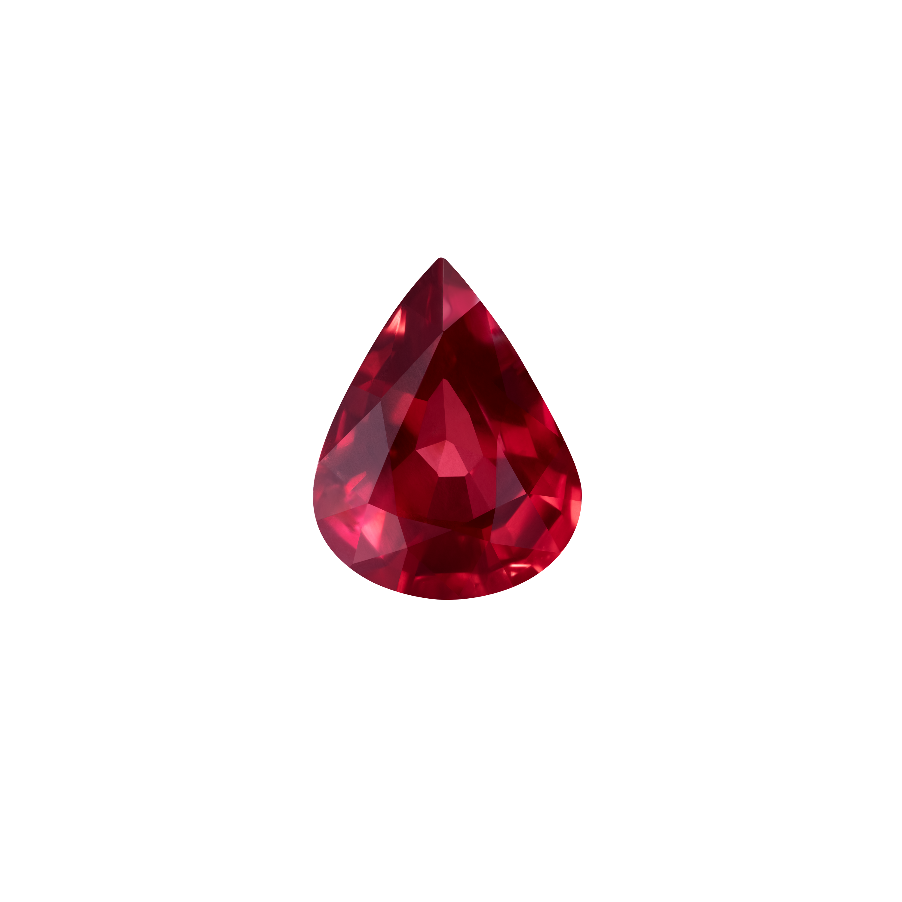 Рубин, MOZAMBIQUE, UNHEATED, Груша, 4,05 ct