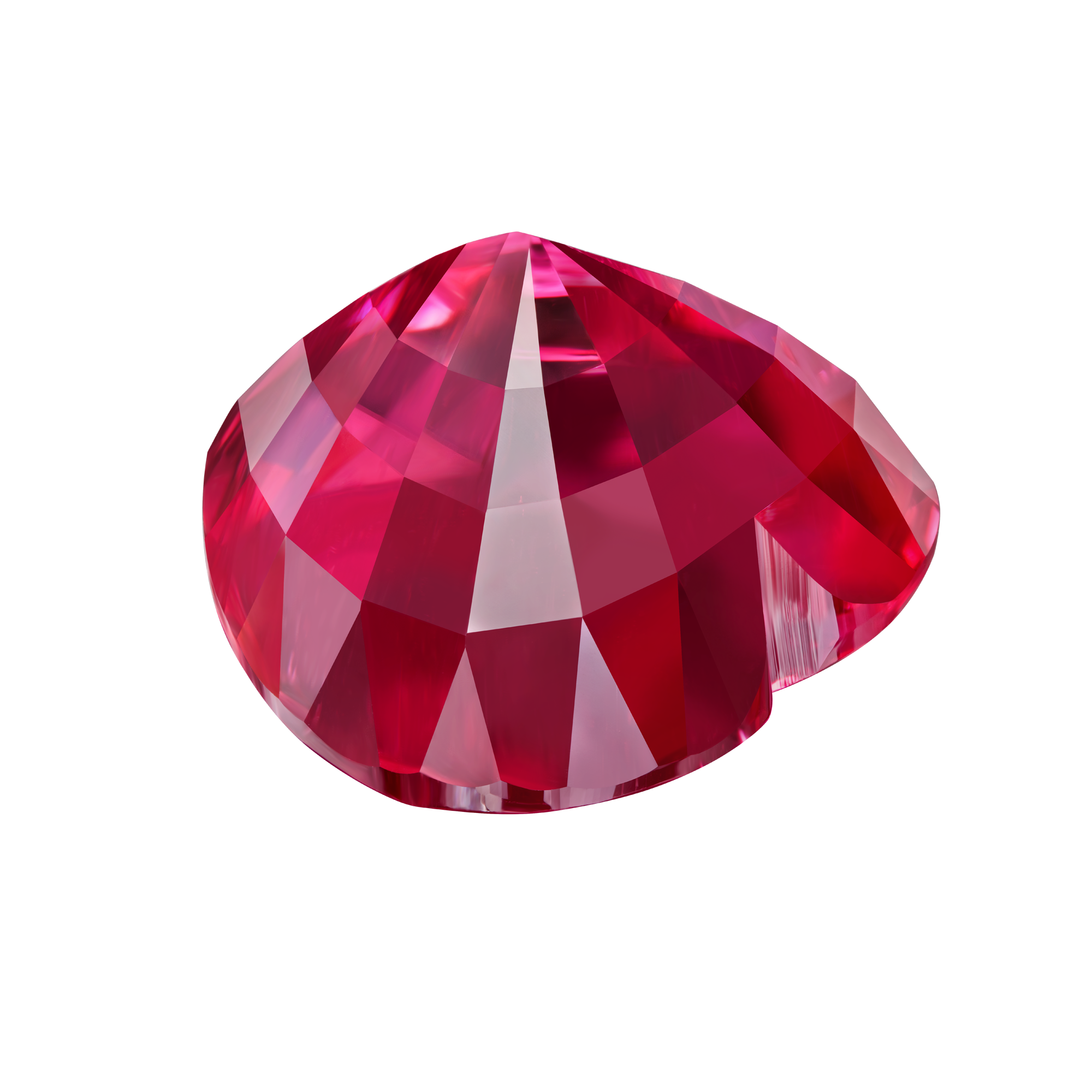 Турмалин Рубеллит, Сердце, 23,367ct