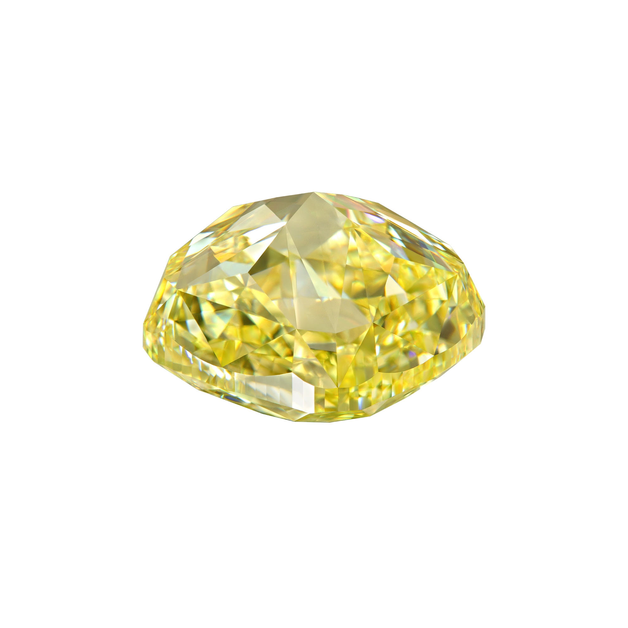 Жёлтый бриллиант, Кушон, 10,02ct