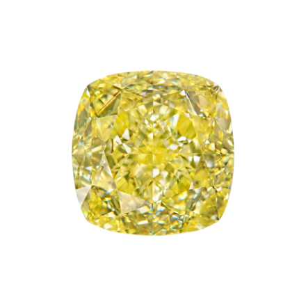Жёлтый бриллиант, Кушон, 10,02ct 1